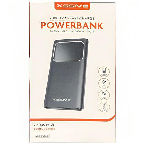XSSIVE POWERBANK 20,000MAH