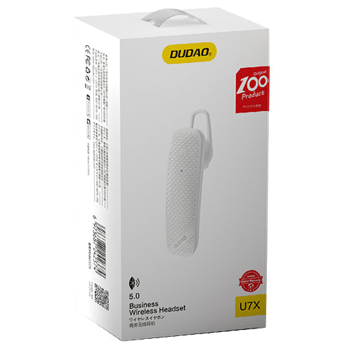 ÉCOUTEURS BLUETOOTH SANS FIL DUDAO HEADSET U7X-BLANC