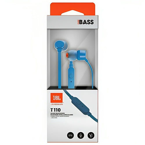 JBL TUNE110 ECOUTEUR BLUE