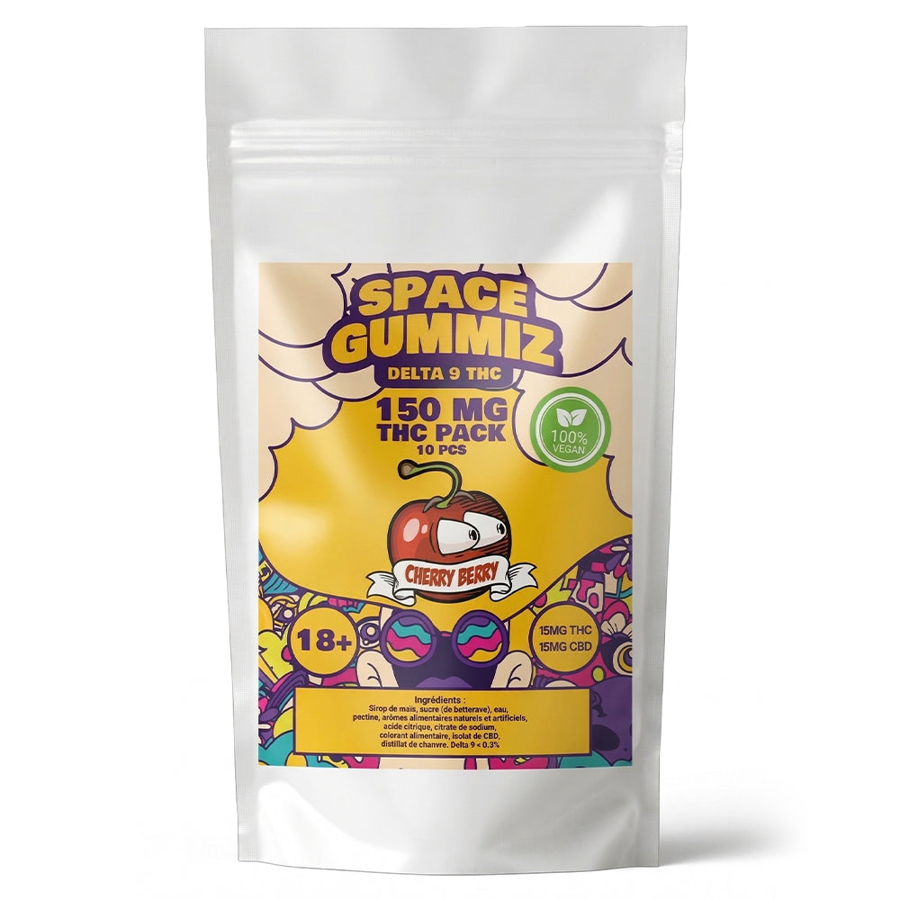 Space Gummiz Delta-9 THC 150MG – Gummies THC Saveur Fruits Premium