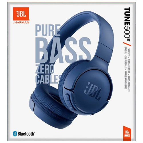 JBL TUNE 500BT HEADPHONES BLUE