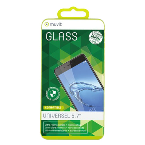 MUVIT UNIVERSAL TEMPERED GLASS: MULTI MOBILE 5.7''
