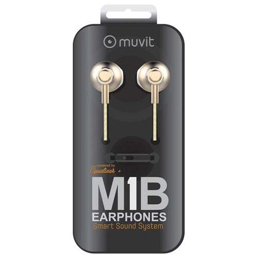 MUVIT M1B PEDESTRIAN KIT STEREO JACK 3.5MM ALUMINUM GOLD