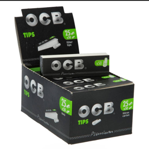 OCB BOX 25EX CARDBOARD FILTER