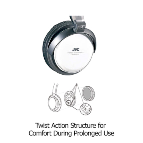 JVC HA-RX500 HEADPHONES BLACK