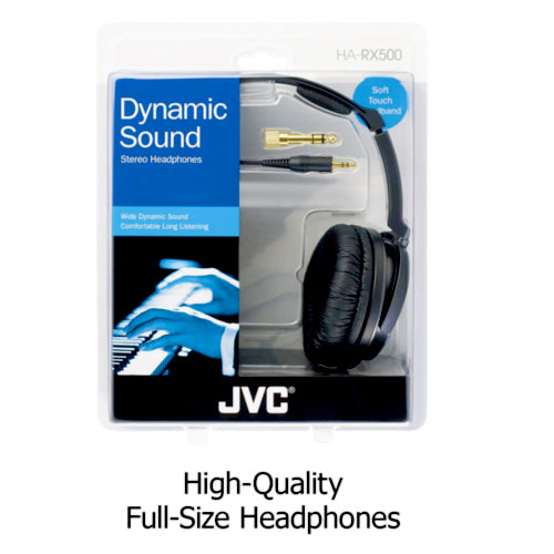 JVC HA-RX500 HEADPHONES BLACK