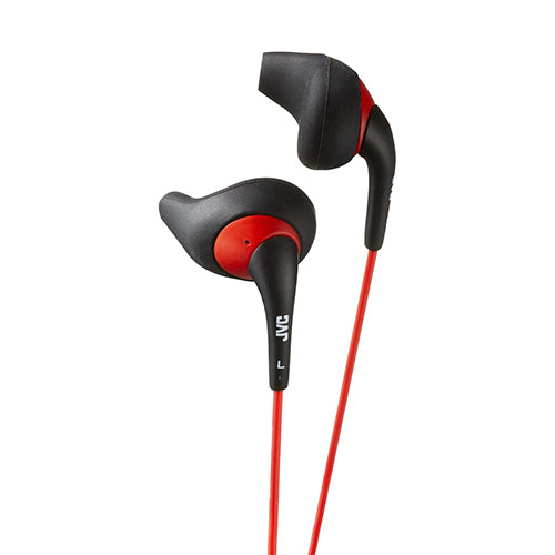 JVC HA-EN10-BR-E ÉCOUTEURS GUMY SPORT INTRA-AURICULAIRES - NOIR/ROUGE