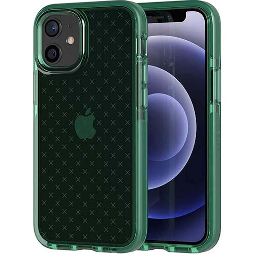 TECH21 EVOCHECK FOR IPHONE 12 MINI - MIDNIGHT GREEN