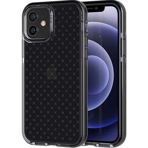 TECH21 EVOCHECK FOR IPHONE 12/12 PRO - SMOKEY/BLACK