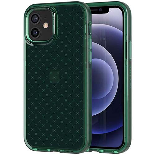 TECH21 EVO CHECK FOR IPHONE 12/12 PRO- MIDNIGHT GREEN