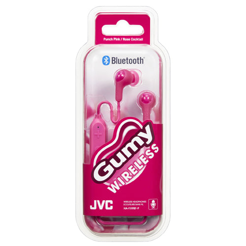 GUMY HA-FX9BTBE WIRELESS EARPHONES, PINK-JVC