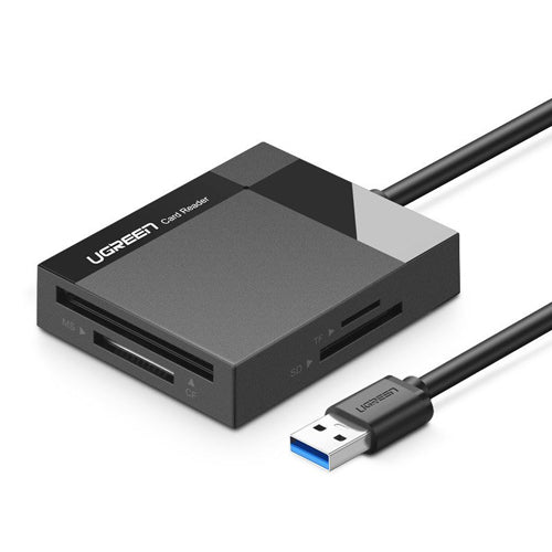 LECTEUR DE CARTE MÉMOIRE UGREEN USB 3.0 SD / MICRO SD / CF / MS NOIR