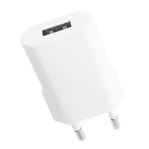TECH LINE 1 PORT USB 5W MAINS CHARGER, WHITE-WAVE