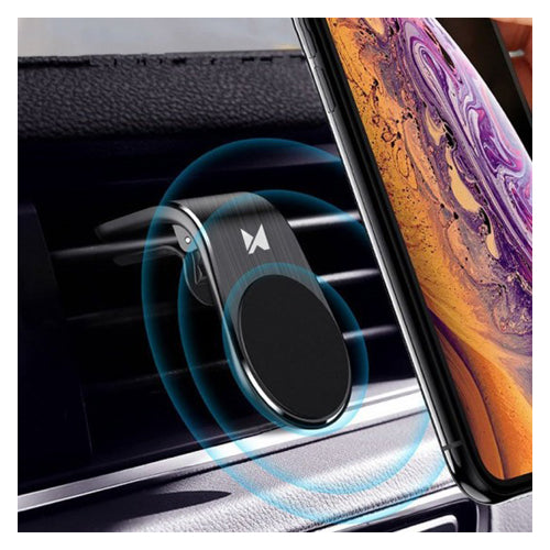 WCH-02 MAGNETIC PHONE HOLDER FOR VENTILATION GRILLE BLACK -WOZINSKY