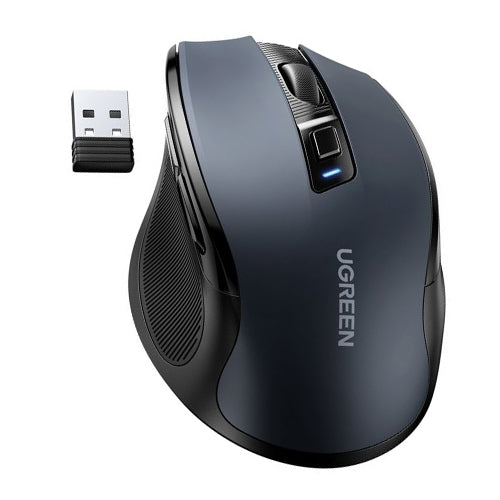 UGREEN WIRELESS OPTICAL MOUSE USB 2.4GHZ 4000 DPI BLACK MU006