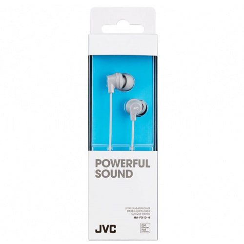 ECOUTEURS FILAIRE POWER SOUND HA-FC10R, GRIS-JVC