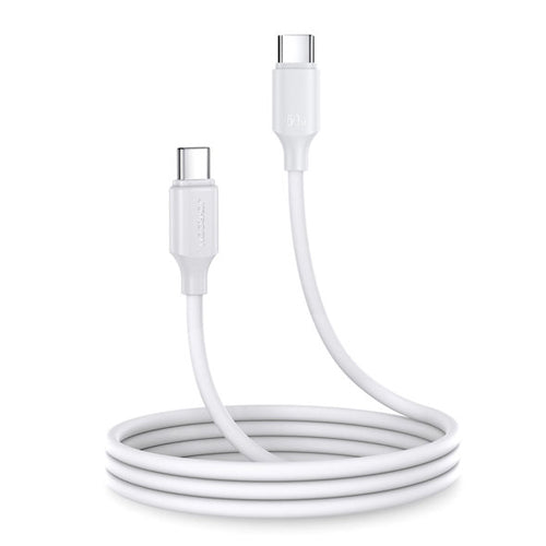 JOYROOM CABLE USB-C TO USB-C 480MB/S 60W 1M WHITE S-CC060A9