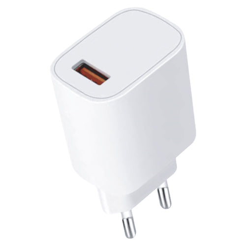 CHARGEUR SECTEUR 1 USB 2,4A TECH LINE BLANC