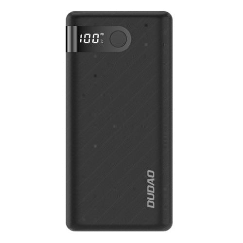 DUDAO POWERBANK 20000 MAH 2X USB / USB TYPE C / MICRO USB 2 WITH BLACK LED SCREEN K9PRO-06