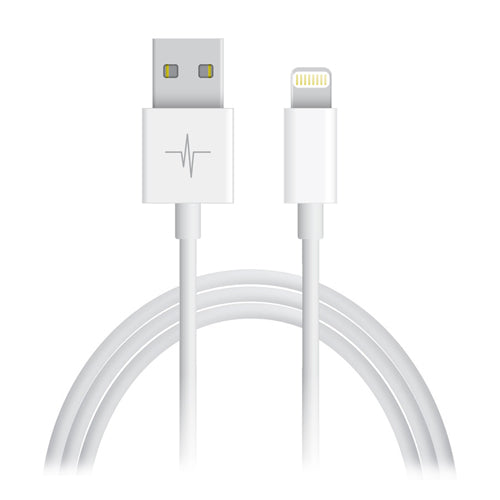 USB DATA CABLE - LIGHTNING - 2M WHITE