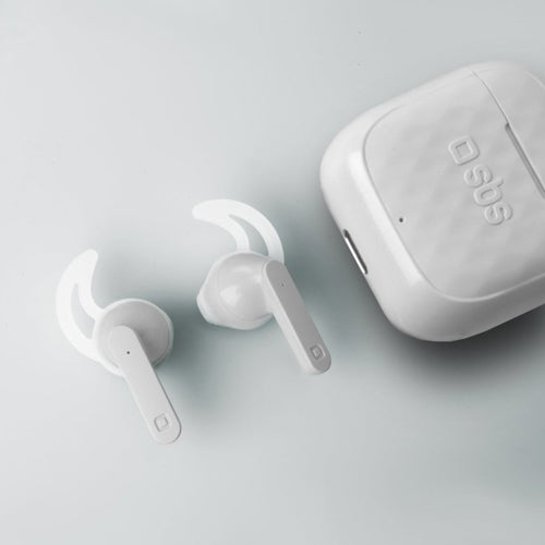 EARBUDS AIR FREE TWS, WHITE -SBS