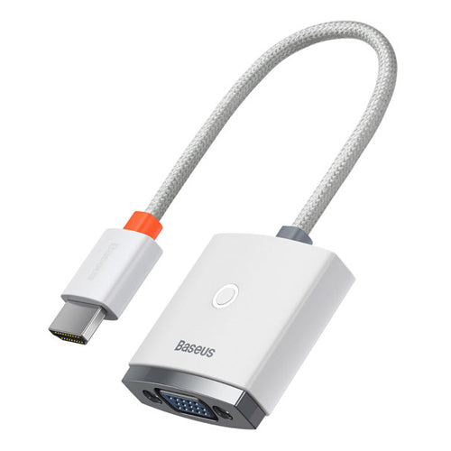 BASEUS LITE SERIES HDMI TO VGA ADAPTER WHITE WKQX010002