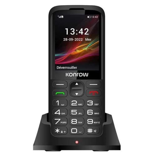 KONROW SENIOR 280 PLUS (3G - 2.8'' - Station de charge) BLACK