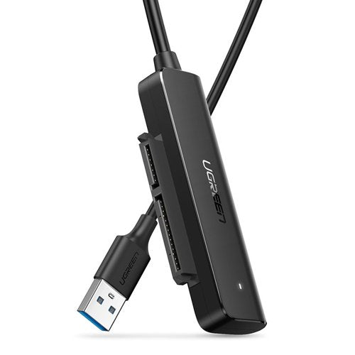 ADAPTATEUR UGREEN 2.5'' SATA III 3.0 HDD SSD - USB 3.2 GEN 1 SUPERSPEED USB 5 GBPS NOIR CM321