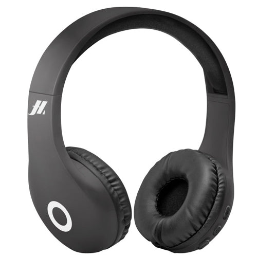 WIRELESS HEADPHONES V5.0 WITH INTEGRATED MICROPHONE, BLACK-MUSIC HERO