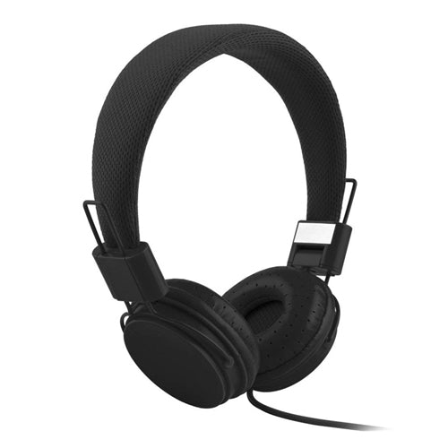 WIRED BASIK FOLDABLE &amp; LIGHTWEIGHT HEADPHONES, BLACK-WAVE