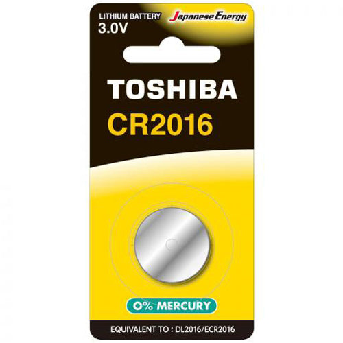 TOSHIBA CR 2016 3V LITHIUM BATTERY