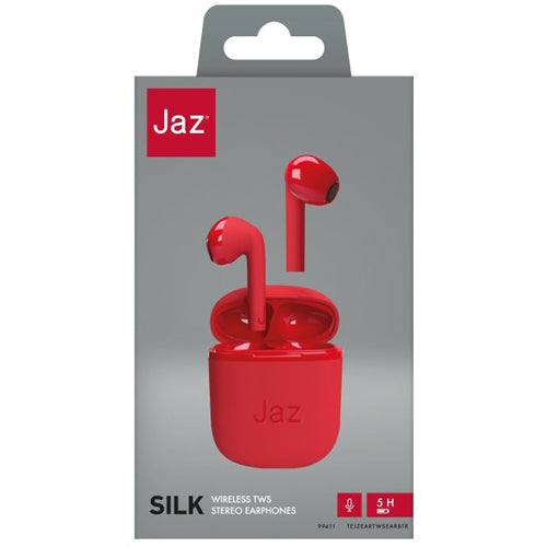 EARBUDS SILK TWS RED-JAZ