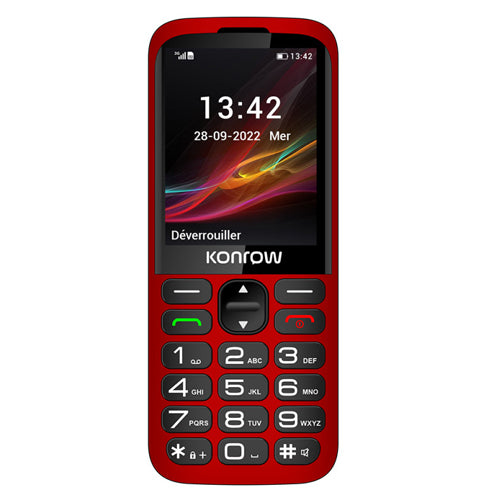 KONROW SENIOR 280 (2G - 2.8'' - Station de charge)RED