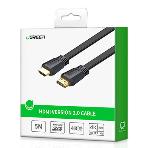 UGREEN HDMI 2.0 4K UHD FLAT CABLE 5M BLACK ED015