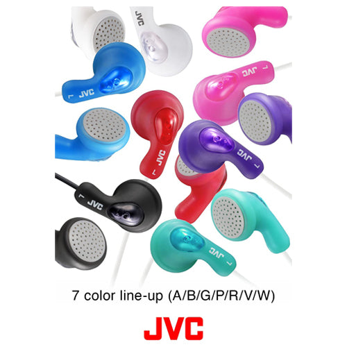 GUMY HA-F14 WIRED EARPHONES, BLUE-JVC