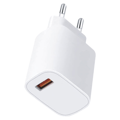 CHARGEUR SECTEUR 1 USB 2,4A TECH LINE BLANC