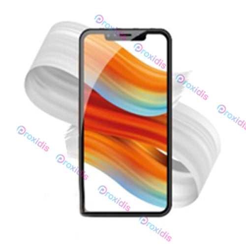 SET OF 10 9D WHITE CONNECT TEMPERED GLASSES FOR IPHONE11/XR