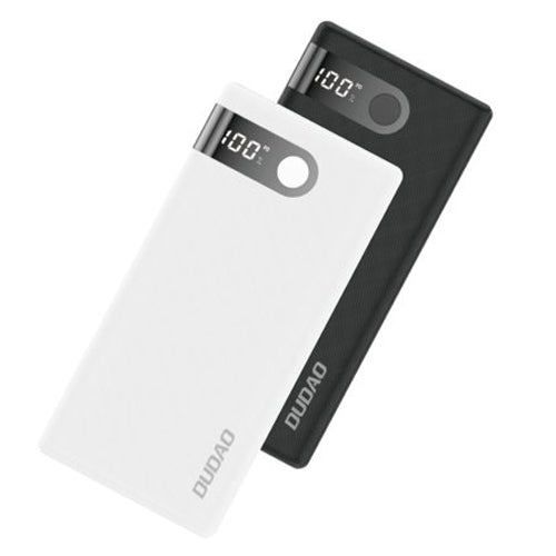 DUDAO POWERBANK 10000 MAH 2X USB / USB TYPE C / MICRO USB 2 WITH BLACK LED SCREEN K9PRO-02