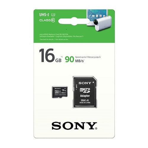 16G CLASS 10 MICRO SD CARD WITH SD ADAPTER ORIGINAL SONY