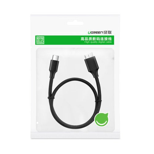UGREEN USB TYPE-C CABLE - MICRO USB TYPE-B SUPERSPEED 3.0 CABLE 1M BLACK US312 20103