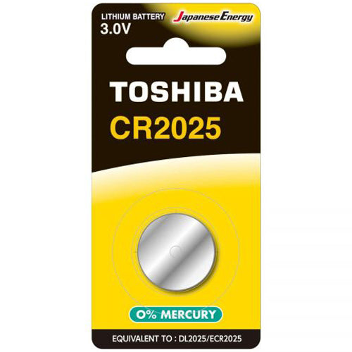 CR 2025 3V LITHIUM-TOSHIBA BATTERY