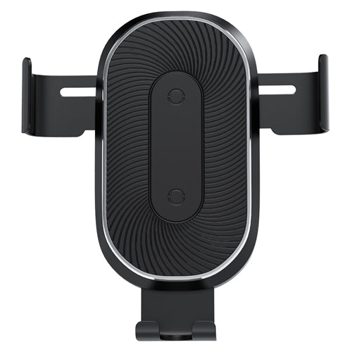 10W CAR PHONE HOLDER FOR VENTILATION GRILL, FAST CHARGING, BLACK-WAVE