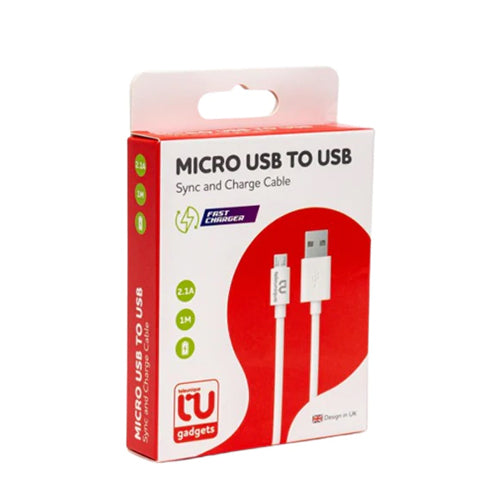 USB MICRO USB CABLE QUICK CHARGE 2.1A 1M TELEUNIQUE