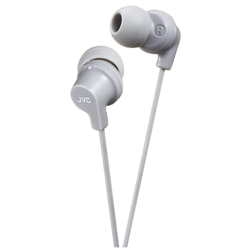 POWER SOUND HA-FC10R WIRED EARPHONES, GRAY-JVC