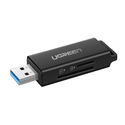 USB 3.0 TF/SD MEMORY CARD READER BLACK-UGREEN