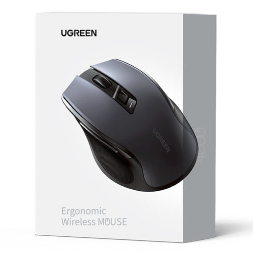 UGREEN WIRELESS OPTICAL MOUSE USB 2.4GHZ 4000 DPI BLACK MU006