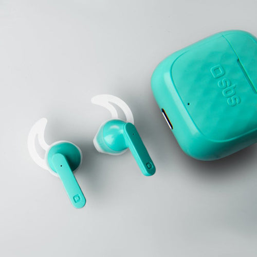 EARBUDS AIR FREE TWS, TURQUOISE