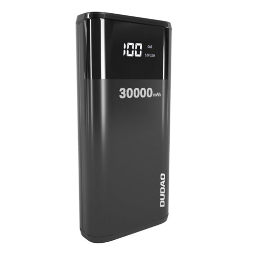 DUDAO POWERBANK 4X USB 30000MAH AVEC ÉCRAN LCD 3A K8MAX NOIR