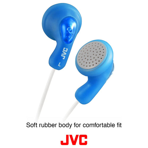 GUMY HA-F14 WIRED EARPHONES, BLUE-JVC