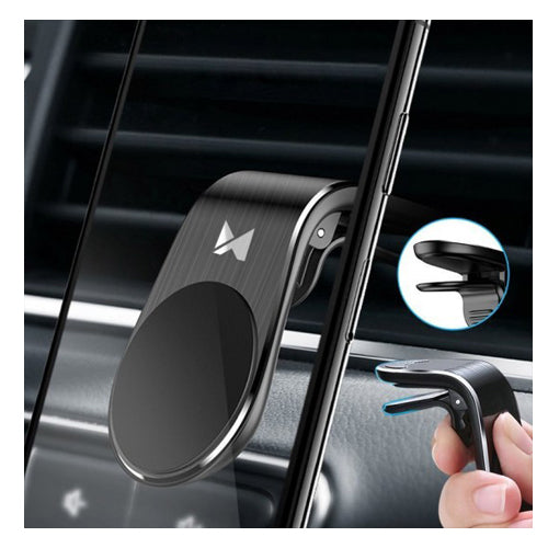 WCH-02 MAGNETIC PHONE HOLDER FOR VENTILATION GRILLE BLACK -WOZINSKY